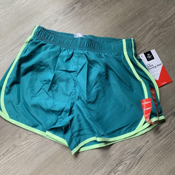Member's Mark XS Green Comfy Lined Athletic Shorts - Picture 1 of 7